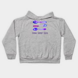 Spoonie Support Squad (Purple)! Kids Hoodie